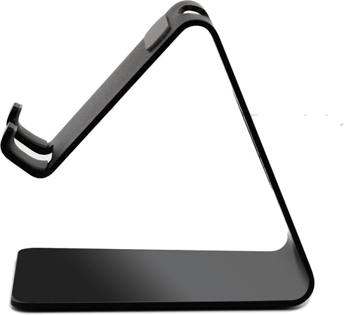 Cell Phone Stand, Desk Phone Holder Cradle Dock for All 4-8inch Phones, T1 Black