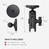TUSITA 1" Ball Magnetic Car Phone Holder with Double Socket Arm Compatible with iPhone Magsafe, for Ram Mount B Size