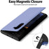 GOOSPERY Galaxy Note 10 Wallet Case - Protective Dual Layer Bumper Phone Case with Card Holder (Lilac Purple)