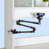 Adjustable Articulating Magic Arm with Clamp and Phone Holder Clip for Desk Mount, Cell Phone Tripod