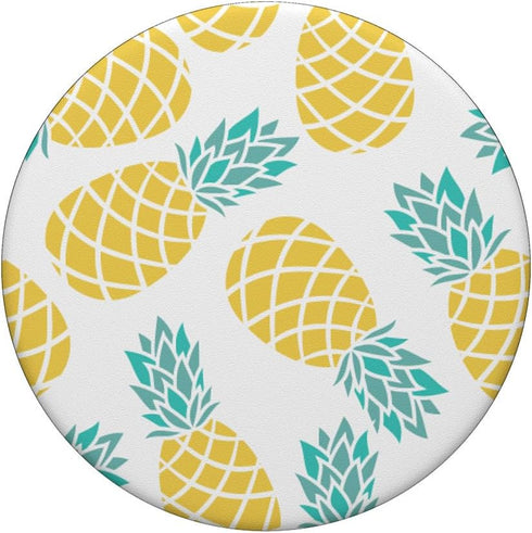 Cool Pineapple Pattern Print Fruit PopSockets Standard PopGrip