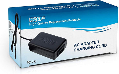 HQRP HF-R800, R82, R80 AC Adapter Compatible with Canon VIXIA Camcorder + Euro Plug Adapter