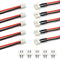 5 Pairs JST-XH 2.54mm 1S 2 Pin Balance Plug Lead Socket Male and Female Connector with Silicone Wire Cables