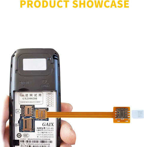 PinQiongZhe 3.9 inches/10 cm (2 Cell Phone Nano SIM Card Extension Cable Cell Phone Card Slot Nano SIM Card Extension