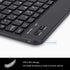 Mini Spanish Keyboard, 78 Keys Multifunctional Touchpad Storage & Presentation Materials