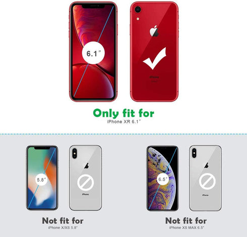 Mitywah Heavy Duty Waterproof Case for iPhone XR, Shockproof Full Body Underwater Protective Metal Case 6.1 inch,