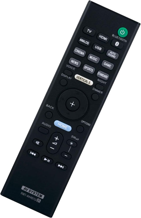 RMT-AH401U Replacement Remote Control for Sony Soundbar HT-X9000F, HTX9000F