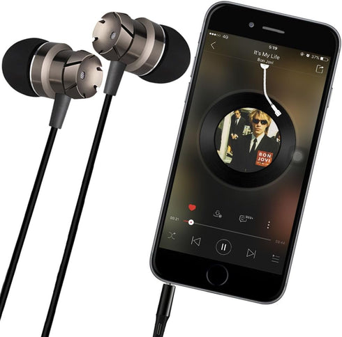 SourceTon 3 Packs Wired Earbuds with Microphone & Remote, Noise Isolating Stereo Sound for Smartphones
