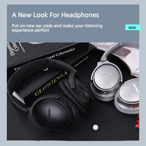 Fabric Comfort - Wzsipod Ear Pads for Bose QuietComfort 35/QC35ii Headphones, Compatible with QC45 QC25 QC2