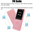 imkavery 128GB MP3 5.2, Player with Bluetooth Portable Pink Music Player for Kids with Built-in HD Speaker, FM Radio