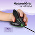 Perixx Perimice-513L Wired Vertical Ergonomic Mouse - 2 DPI, 6 Button Optical Ergo Mouse, Left Handed, Black
