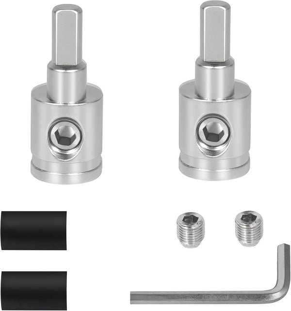 Amp Input Reducer from 0 Gauge to 4 Gauge - Includes Extra Screws, Heat Shrink Tubes & Hex Tool for Car Audio