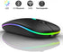 COO LED Slim Mouse with 3 Adjustable DPI, Dual Mode(Bluetooth 5.1 and 2.4G Wireless) for iPad OS 13, MacBook, Laptop, Mac OS 10.10