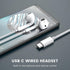 Type C Earphones for iPhone 15 15Pro 15 Pro Max Headphones Wired, Stereo in Ear Earbuds Compatible with Most Type C Jack Devices Smartphones.