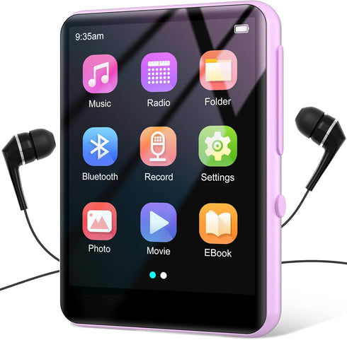 Conrain 64GB MP3 Player with Bluetooth 5.3, Portable Digital Lossless Music Player with