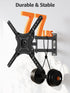 ELIVED 26-60 Inch 400x400, 77 lbs. Full Motion TV Wall Mount for Most TVs, Articulating Arms Swivel and Tilt tv Mount