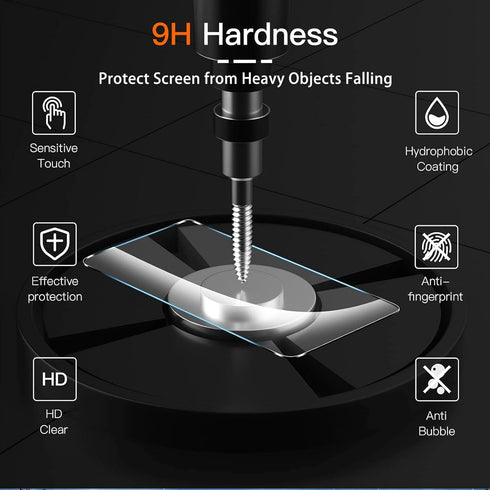 Samsung Galaxy A35 Screen Protector & Camera Lens Protector 2+2 Pack, HD, Ultrasonic Fingerprint Support, Eye