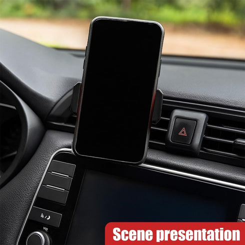 Tuxihapp Air Vent Phone Mount for Car Universal Cell Phone Holder, Small Clip Car Mount Stand Automobile Cradle