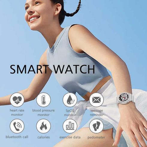 Smart Watches for Men Women, 100+ Sport Modes, Make/Answer Calls, Message Reminder, Fitness Tracker for Android and iOS