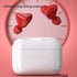 Dpofirs Wireless Earbuds, Heart Shaped Noise Canceling Stereo Bluetooth Earphones, Includes Charging Case