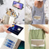 Asuwish Wallet Phone Case for Samsung Galaxy A54 5G - White PU Leather, Screen Protector, Ring Holder, Crossbody Strap.