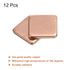 MECCANIXITY 15mm x 15mm x 2mm Copper Pad Shim Heatsink for Electronic Chip Cooling, Pack of 12