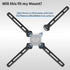 VIVO Steel VESA Mount Adapter Plate Brackets for LCD Screens, Conversion Kit for VESA up to 400x400mm