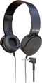 1 Pack Wired On-Ear Leather Headphones with 3.5mm Connector, Round Metal Housing,