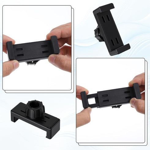 Psiriol 2 17mm Pcs Ring Light Phone Holder Replacement Clamp, Rotating Ball Head, Phone Ball Mount for Tripod Monopod