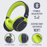 Kids Headphones Bluetooth 5.3 Wireless, 60H Play Time, Volume Limited Over Ear Foldable Headset with Aux Mic (Deep Blue)