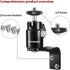 T Shape Wall Ceiling Mount for Ring Light with Detachable Ball Head, 1/4" Screw, Max Load: 4.4lb/2kg