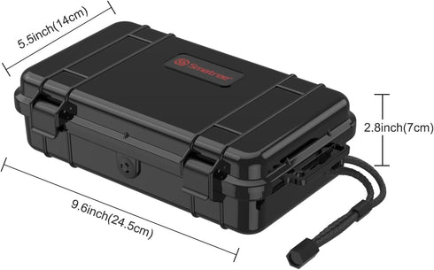 Smatree Waterproof Hard Case for G*pro 12/11/10/9/8/7/6/5/2018/DJI Osmo Action, Portable Shock Durable (Camera and