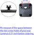 Unifizz Universal Car Dash Cam Mirror Camera Kit, Rearview Camera Mount with License Plate Bracket