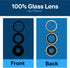MMOBIEL Back Rear Camera Glass Lens Replacement Compatible with iPhone 15 Pro - Incl. Double-Sided Adhesive, Tweezer and Cloth.