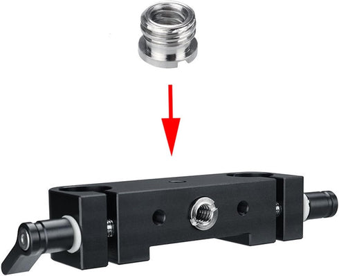 Camera Reducer Bushing Adapter 1/4"-20 to 3/8"-16 for Monopod, Tripod, Ballhead, Stand and Video Light DSLR SLR (10