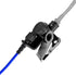 Walkie Talkie Earpiece Acoustic Tube Headset with Mic for CP100, CP185, CP200d, Blue