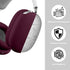 Compatible with AirPods Max, Ear Pad Case Cover/Ear Cups Cover/Headband Cover for AirPods Max Headphones, Anti-Scratch Accessories Soft Silicone Protector for Apple AirPods Max (Claret)