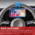 Surosha 55-75mm MP4 Car Steering Wheel Phone Mount, Buckle-Type Cell Phone Clamp Mount Stand, Universal Portable