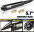 MFC 5.7" Black Antenna Mast - Compatible with Jeep Wrangler JK JL TJ Gladiator JT 1997-2024 Heavy Gauge Aluminum