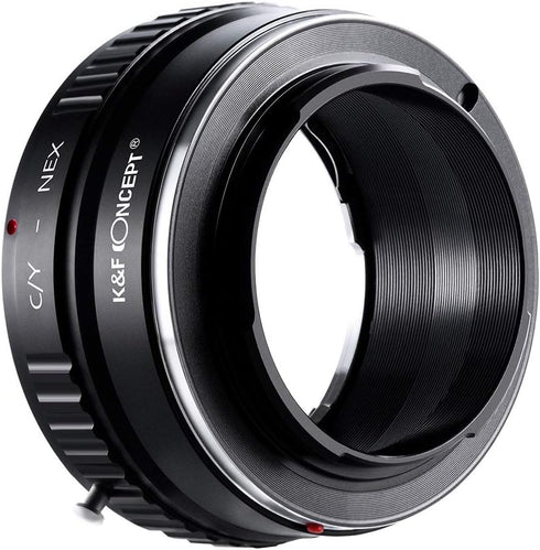 K&F Concept Lens Mount Adapter for Contax/Yashica (C/Y) Lens to Sony Alpha NEX E-Mount Camera