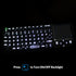 Rii Mini Keyboard with Touchpad,Bluetooth Keyboard Backlit,Handheld Wireless Keyboard for Smart TV,Android TV Box,Fire