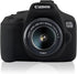 Soft Silicone Camera Case Cover for Canon Rebel T6/1300D, T7/1500D DSLR - Black with Button Marking