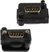 QIANRENON DB9 Panel Mount Straight Through Connector, 9-pin RS232 Serial Male to Male Panel Mount Socket Converter