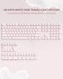 Klymra 142Key Set, 142 60% 65% 75% 87 104 108 Pink Jade keycap, Translucent Double Shot Keys Cherry Profile for Layout