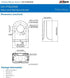 PFB204W Wall Mount Bracket for Dahua Dome IP Camera, Aluminum Alloy Waterproof