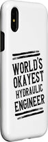 iPhone X/XS World Okayest Hydraulic Engineer Graphic Funny Case