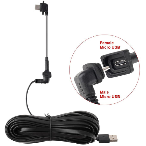 Uogw 2 Pack Extension Cable for Blink Outdoor 4(4th Gen), Weatherproof L-Shaped Flat Power Extension Cord