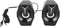 Yunseity USB Powered Speaker, HiFi Stereo Sound, Wired USB Desktop Speaker with RGB Lights (Black)