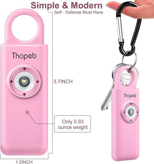 Original Self Defense for Women - Personal Alarm with Loud Siren and SOS LED Strobe Light