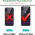 SUANPOT RFID Blocking Leather Wallet Case for iPhone Xs Max, Shockproof Flip Folio Cover (Sea Green)